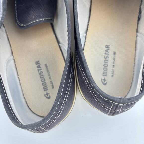 Moonstar Herringbone Deck Shoes Men's 10 Made in Japan - Picture 9 of 14